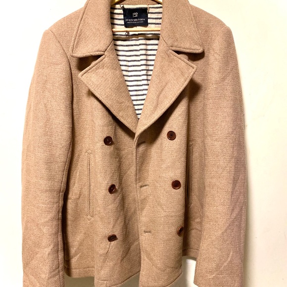 Scotch & Soda Wool Peacoat - Picture 4 of 7